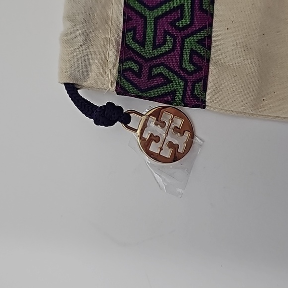 Tory Burch Canvas Drawstring Large Dust Bags Set of 2 - Picture 3 of 8